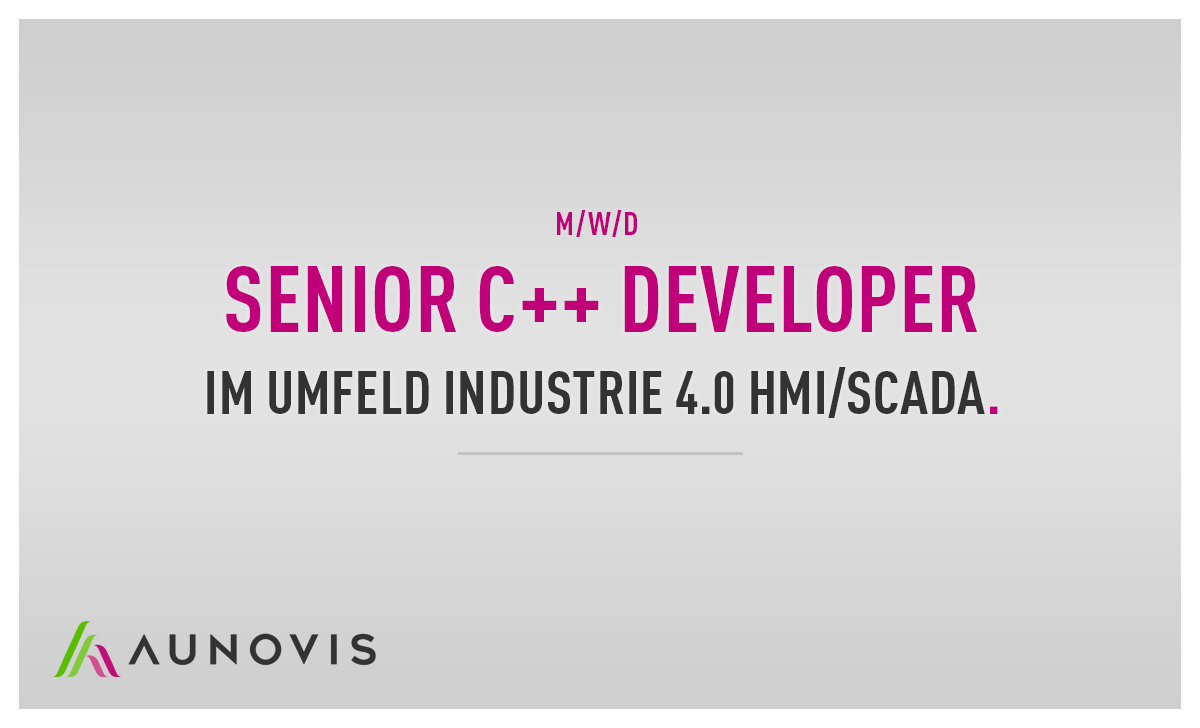 Senior C++ Developer (M/W/D) bei AUNOVIS